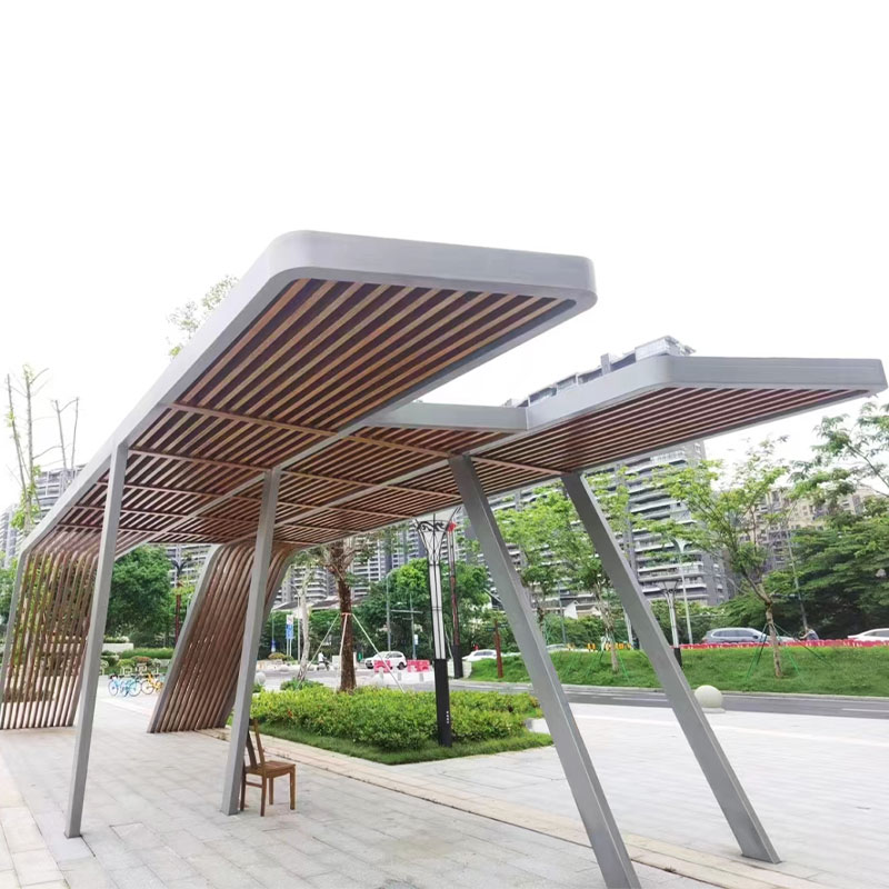 Kompozit malzeme taklit ahşap pergola