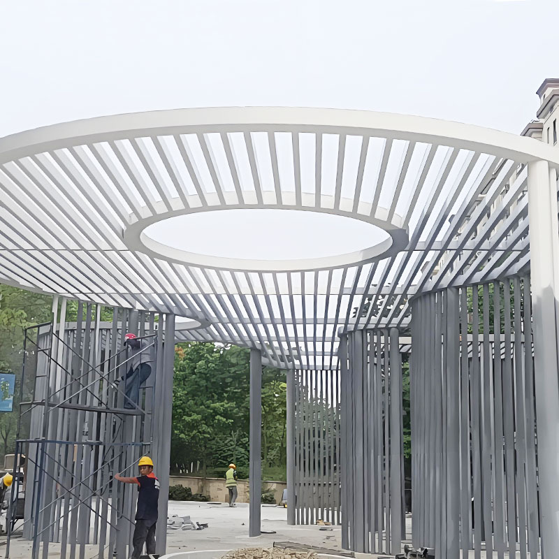 Galvanizli çelik pergola