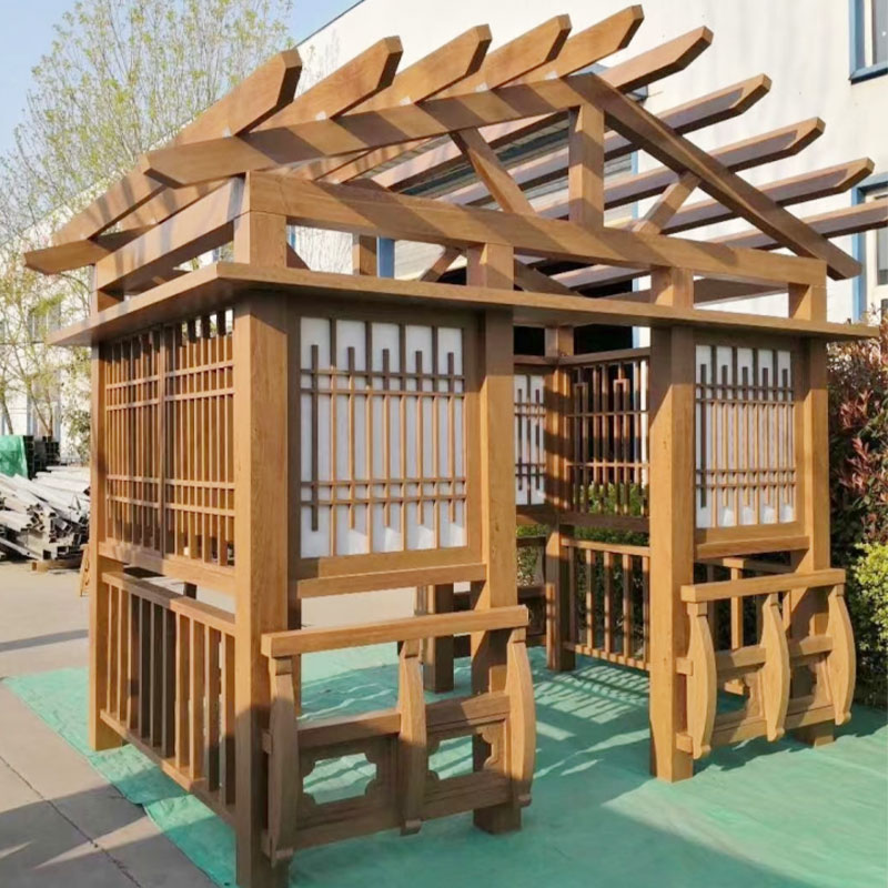 Plastik ahşap pergola